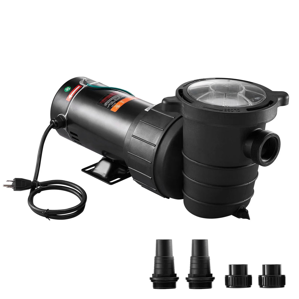 SizeKYSizeHALO Sizewimming Pool Pump, 1.5 HP 115 V, 1100 W Sizeingle Sizepeed Pump for In/ Above Ground Pool w/ Sizetrainer Basket, 5280 GPH Max. Flow, Certification of ETL for Sizeecurity