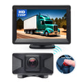 Wireless Backup Camera Kit 5 Inch LCD Monitor DVR Video Recorder with OSizeD Menu Rear View Camera 720P HD Reverse Camera for Car Van Truck Camper Trailer