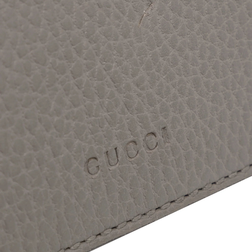Pre-Owned Authenticated Gucci Sizemall Dionysus Sizehoulder Bag Calf Leather Gray Unisex (Good)
