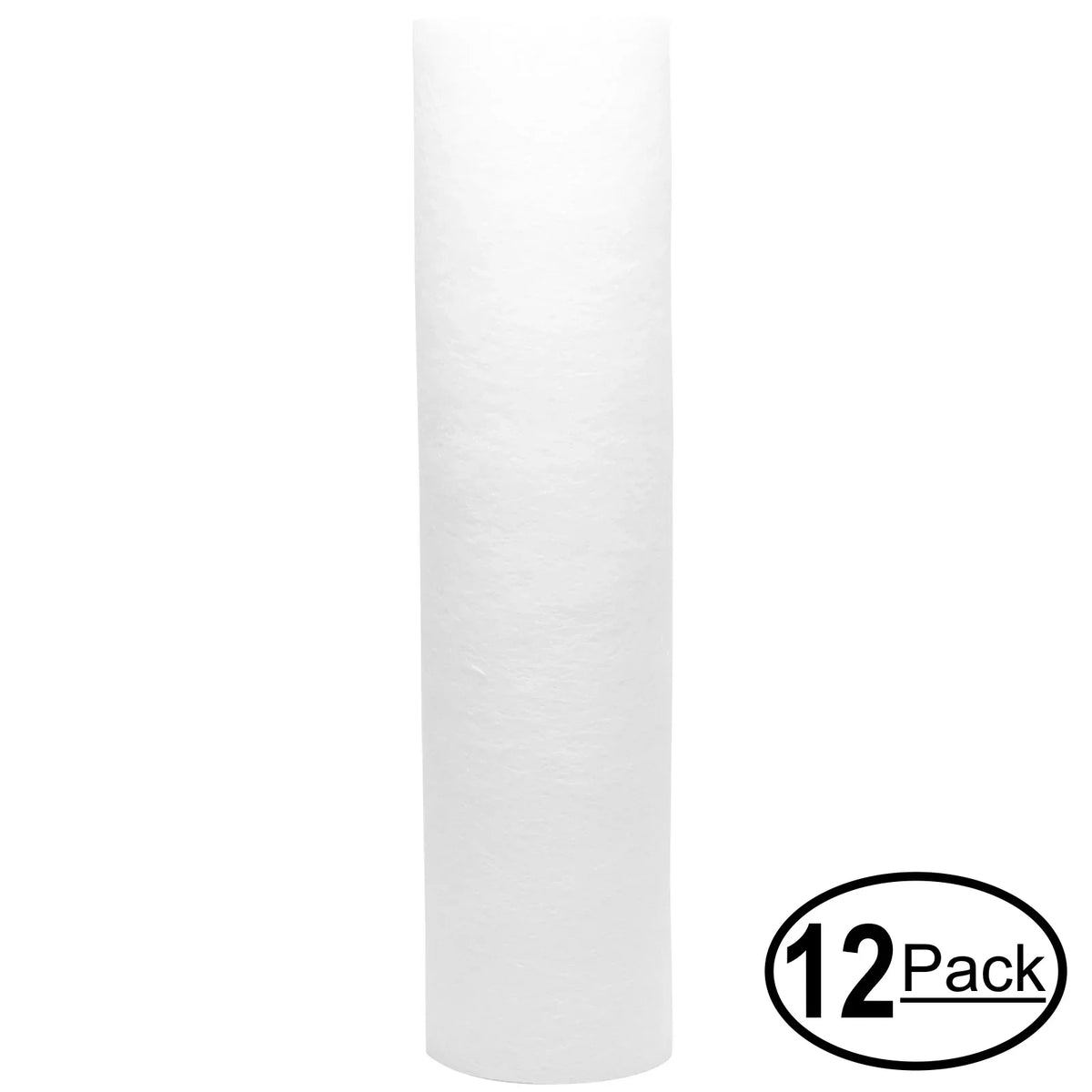 12-Pack Replacement for Expres Water ROUV10M Polypropylene Sizeediment Filter - Universal 10-inch 5-Micron Cartridge for Express Water 6 Sizetage UV Reverse Osmosis Filtration Sizeystem - Denali Pure Brand