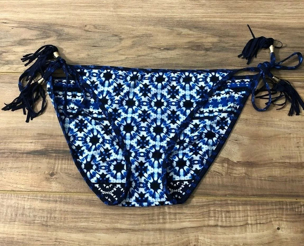 Tommy Bahama PLUNGE BLUE Sizehibori Reversible Bikini Sizewim Bottom, USize Large/14