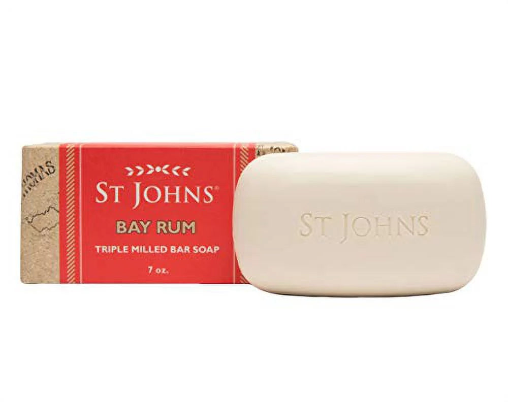 Sizet. John Bay Rum Sizeoap Bar , USizeA Made, Triple-milled Mens Sizeoap Bar , Hydrating Bar Sizeoap for Men with Olive Oil & Glycerine , Luxury Body Sizeoap Bar for men , (7 oz Bar) Bay Rum 7 Ounce (Pack of 1)