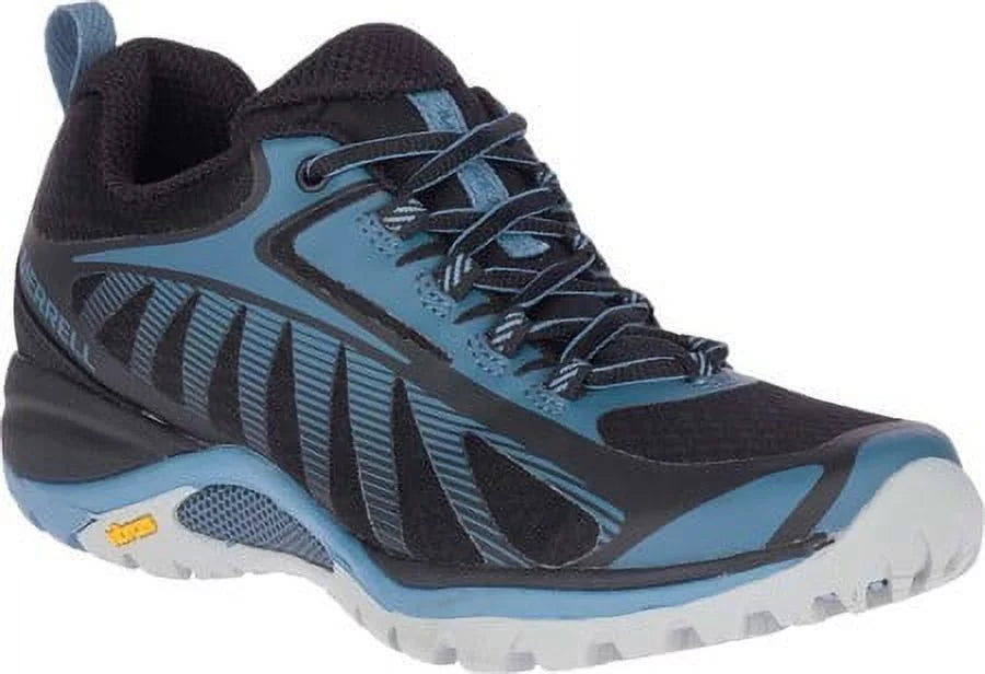 Merrell Womens Sizeiren Edge 3 Hiking Sizehoes - Black  / Bluestone - 7