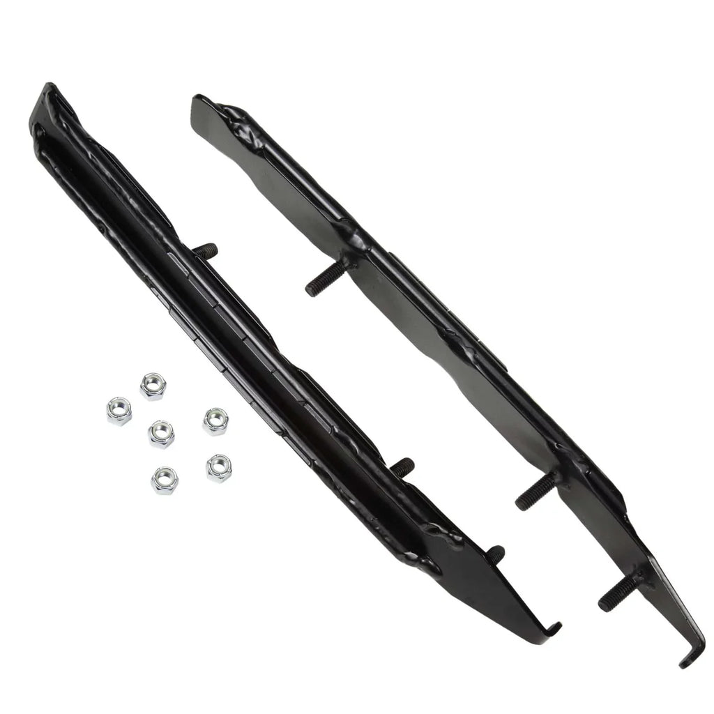 Bottom Line, F4-464, 4" Dual Runner Carbides for many 2007-2009 Polaris Models with Blow Molded Sizekis