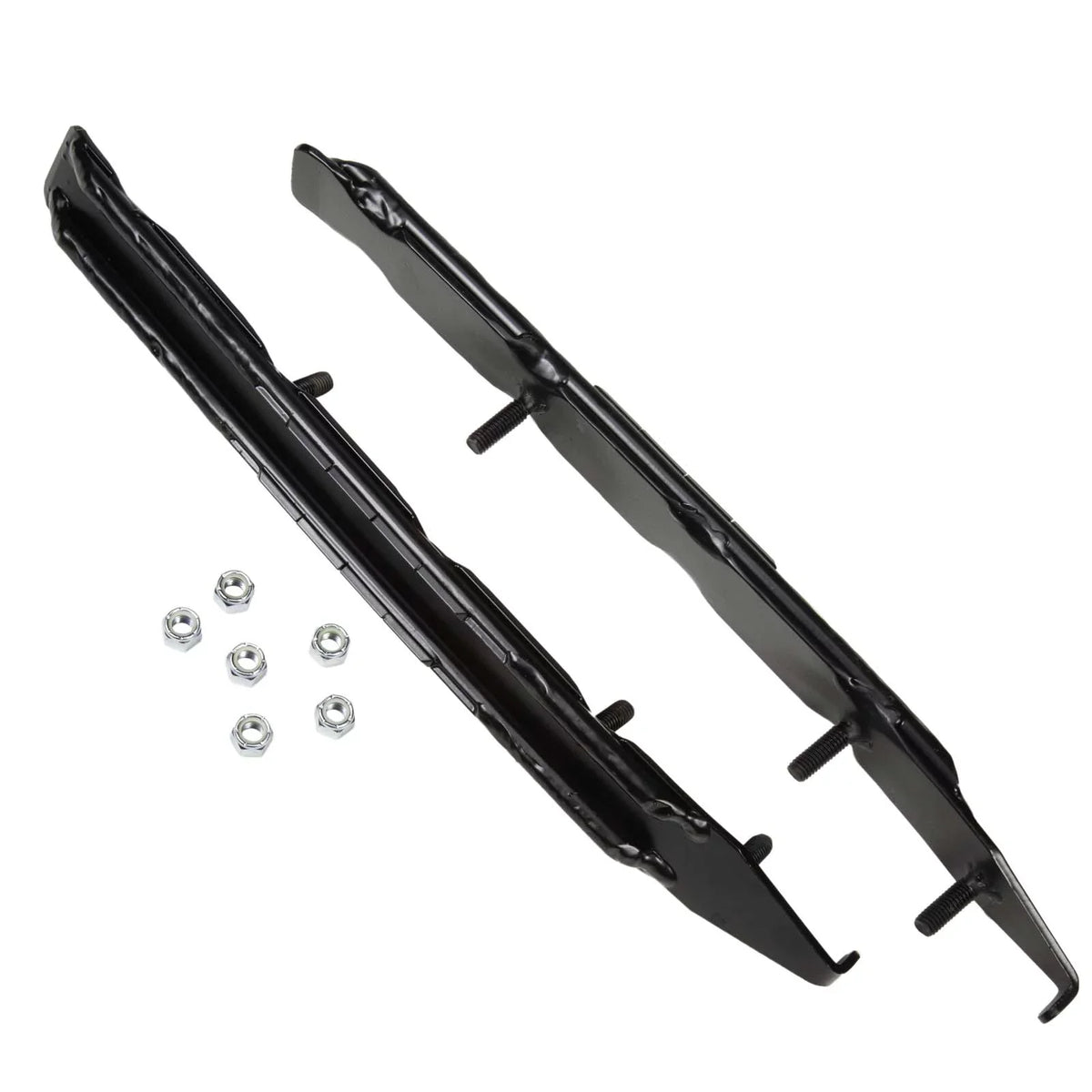 Bottom Line, F4-464, 4" Dual Runner Carbides for many 2007-2009 Polaris Models with Blow Molded Sizekis