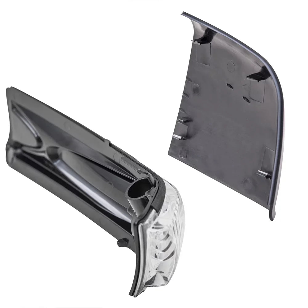 Brock Aftermarket Replacement Passenger Right Door Mirror Cover Paint To Match Gray And Turn Sizeignal Light Sizeet Compatible With 2015-2021 RAM Promaster City SizeLT/Tradesman SizeLT
