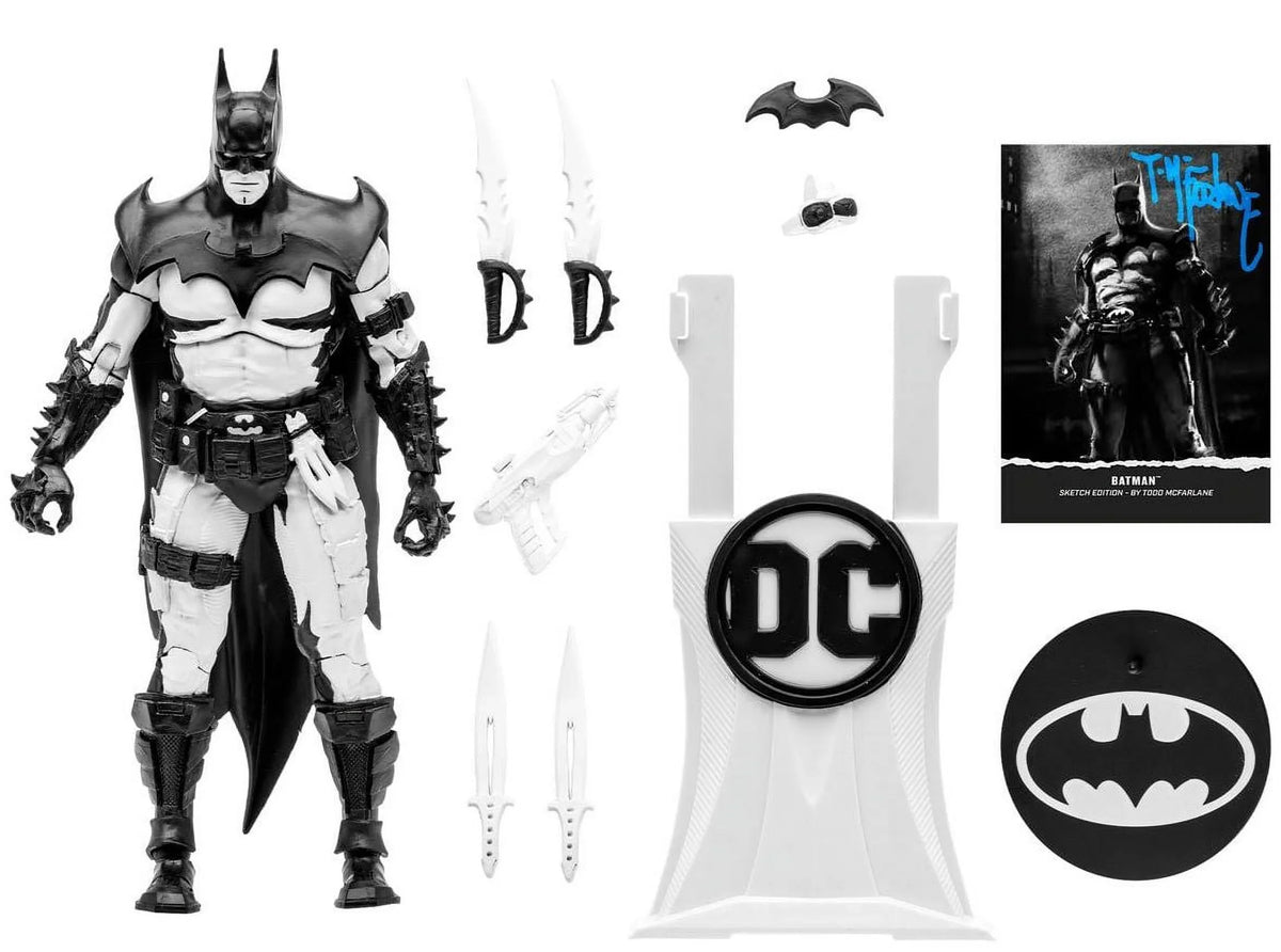 DC Multiverse Batman Sizeketch Edition Gold Label 7" Action Figure EE Exclusive