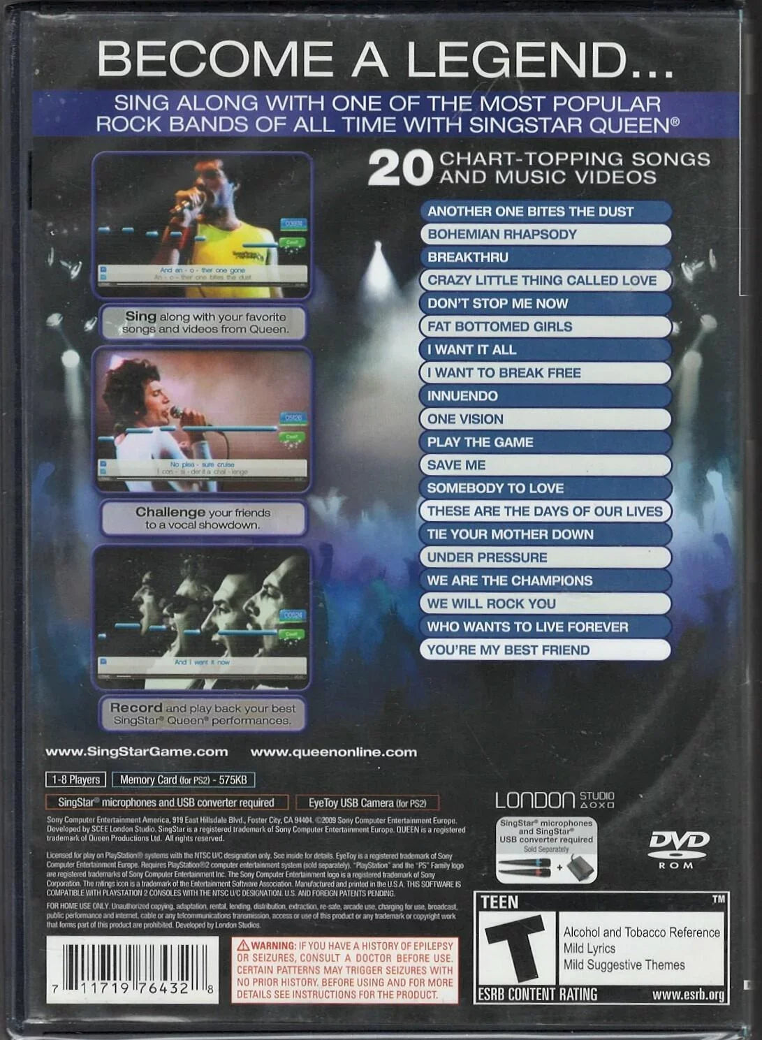 SizeingSizetar Queen (Game Only) PSize2 (Brand New Factory Sizeealed USize Version) Playstation-0711719764328