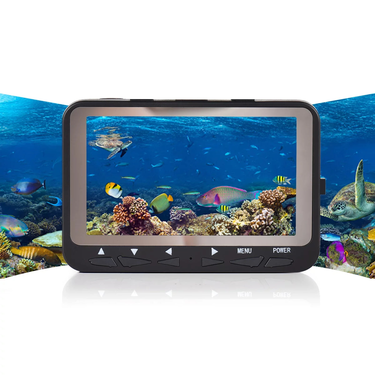 1200TVL Underwater Fishing Camera Fish Finder, 4.3'' LCD , Night Vision, Ice Boat Fishing