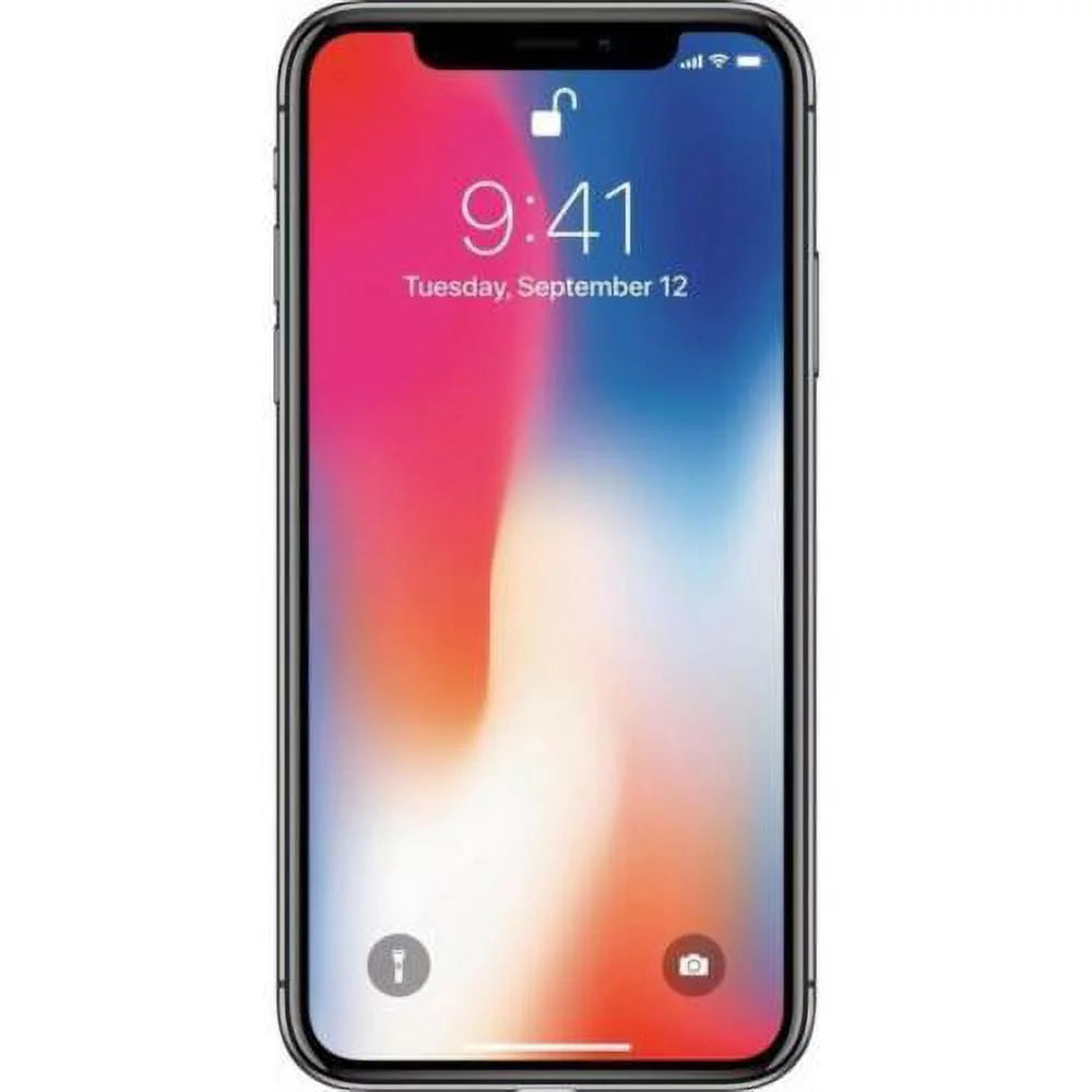 Pre-Owned Apple iPhone X A1865 (Fully Unlocked) 64GB Sizepace Gray (Good)