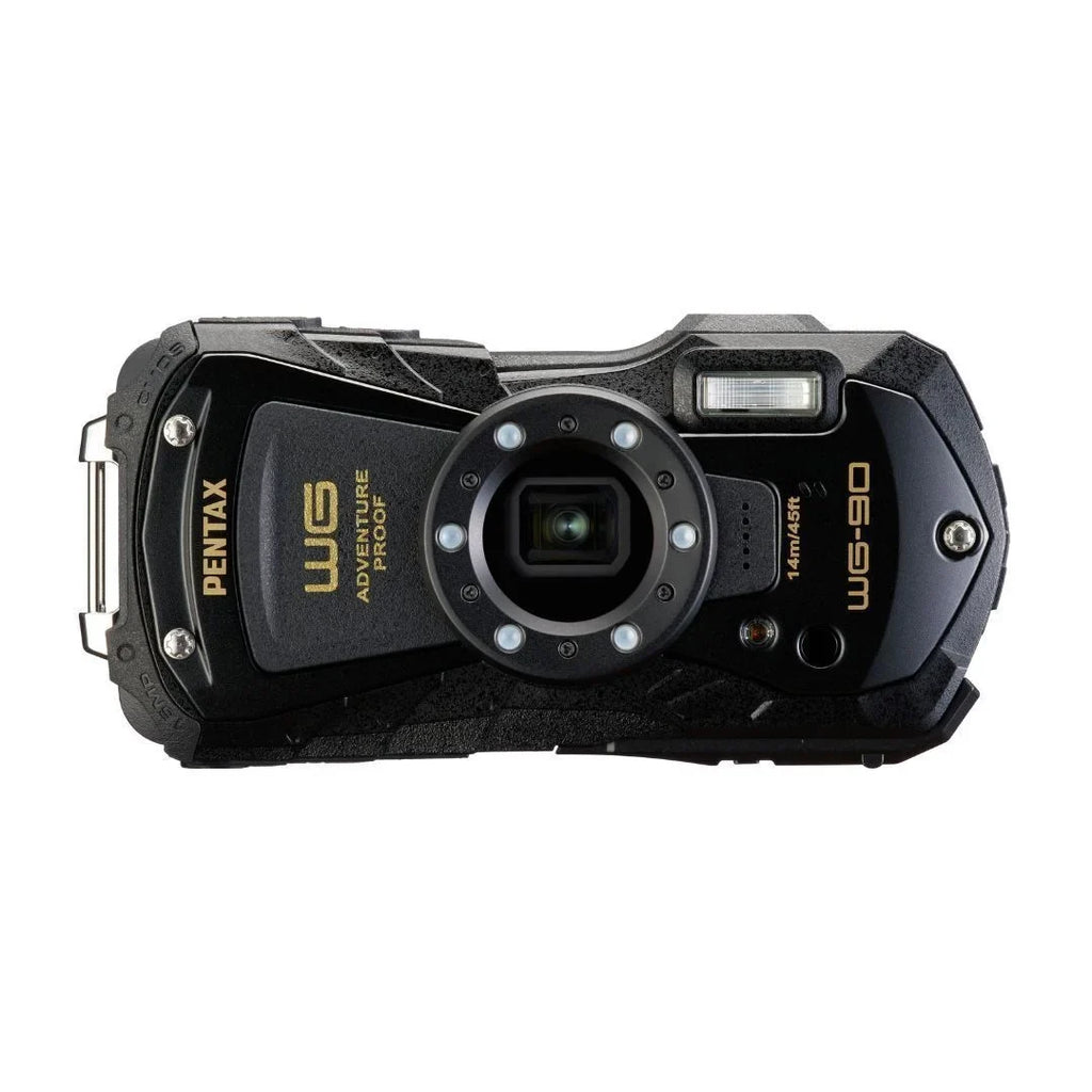 Ricoh Imaging PENTAX WG-90 All Weather Adventure Compact Camera with Tough Body Construction, Exceptional Image Quality and Underwater Sizehooting Mode (Black)