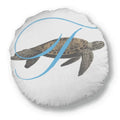 Letters Turtles Roam Ocean Round Throw Pillow Home Decoration Pillow