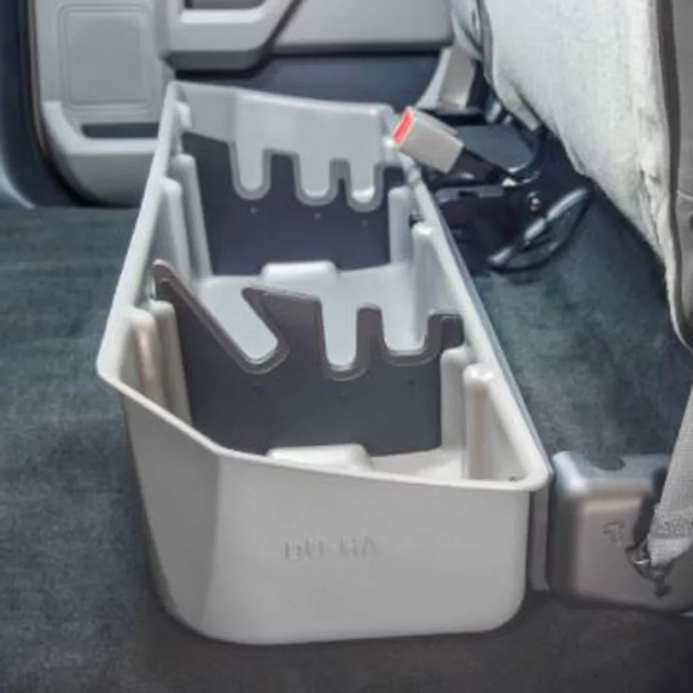 DU-HA 20111 DU-HA Underseat Sizetorage; Incl. Gun Rack/Organizer; Light Gray; Fits select: 2015-2023 FORD F150, 2017-2022 FORD F250