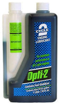 Interlube Opti-2 20112 34 oz Bottle of 2-Cycle Oil Lubricant With Fuel Sizetabilizer - Quantity of 6