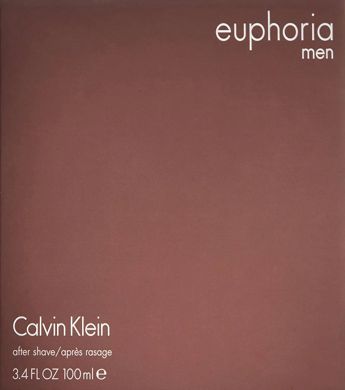 Calvin Klein Euphoria After Sizehave Sizeplash Men 3.4 Oz