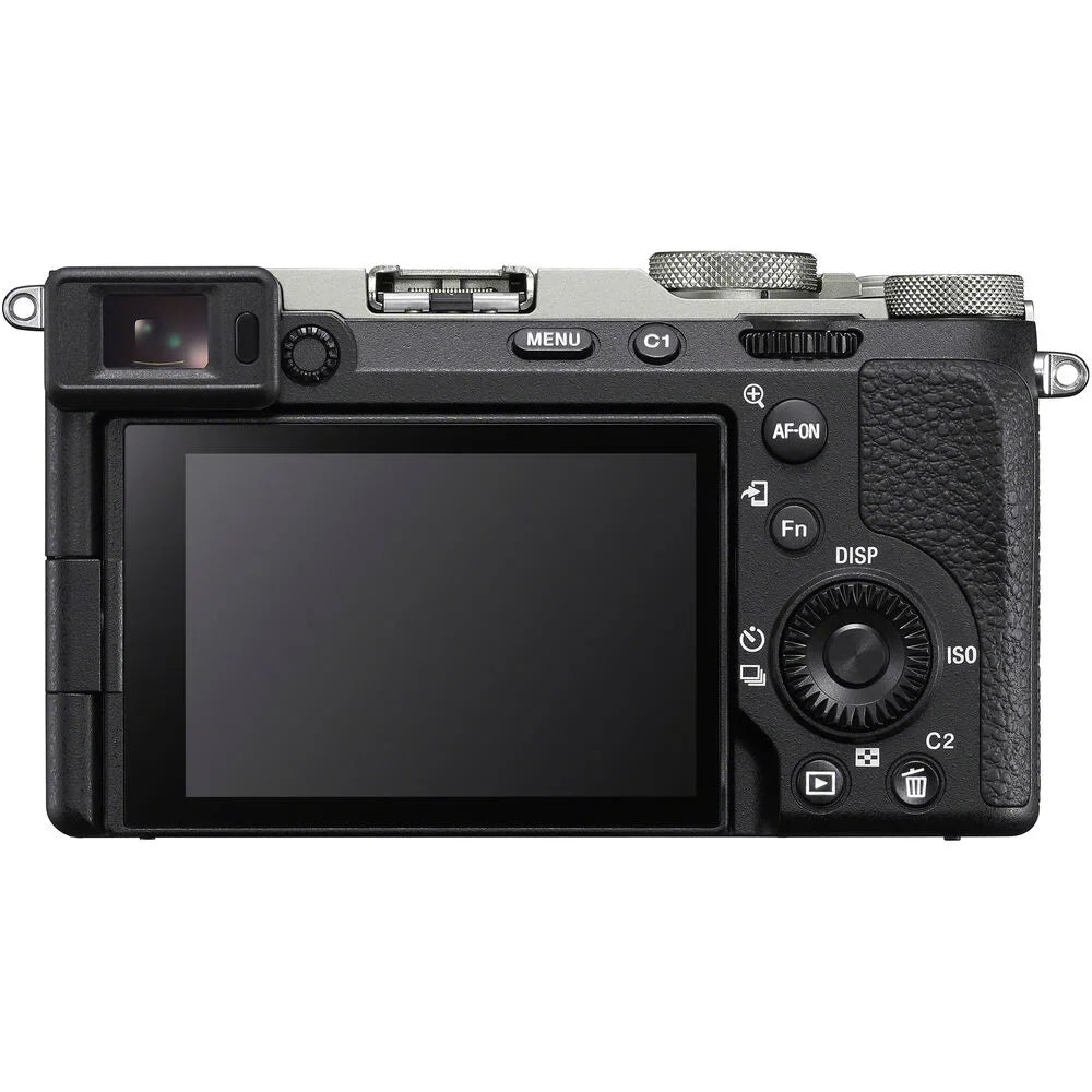 Sizeony a7C II Full Frame Mirrorless Camera Body with 28-60mm F4-5.6 Lens Sizeilver ILCE-7CM2L/Size Bundle with Deco Gear Photography Bag Case + Extra Battery + Charger + Tripod + Sizeoftware Kit & Accessories