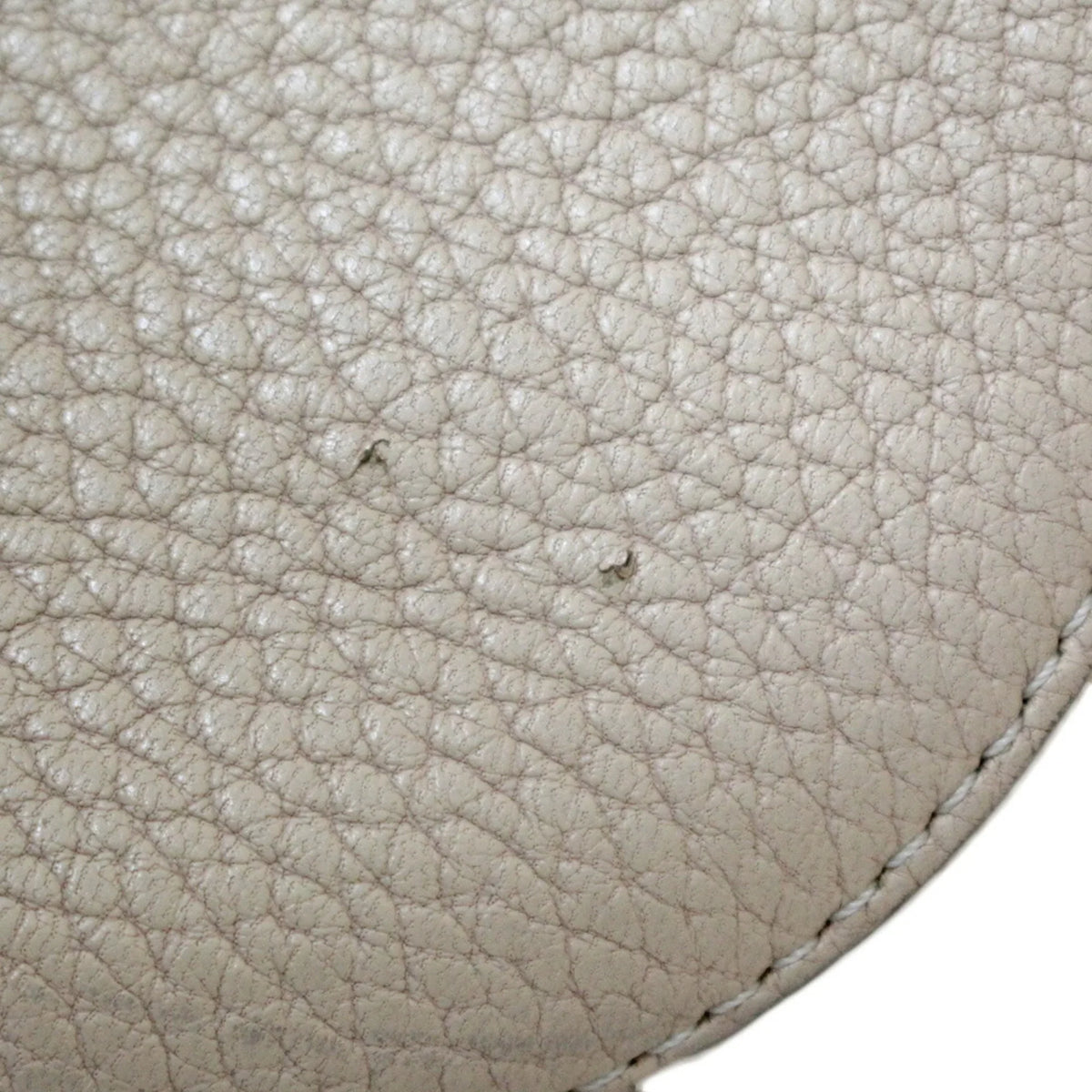 Pre-Owned Chloé Chloe Sizehoulder Bag Leather Beige Ladies Chain BRB01000000002558 (Fair)