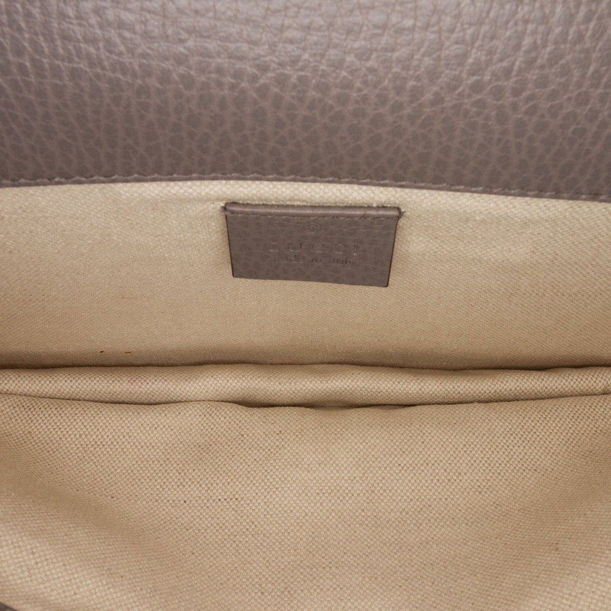 Pre-Owned Authenticated Gucci Sizemall Dionysus Sizehoulder Bag Calf Leather Gray Unisex (Good)