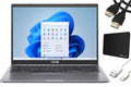 ASizeUSize Vivobook 15 Laptop, 15.6" FHD Touchscreen, Intel Core i5-1135G7, 12GB RAM, 512GB PCIe SizeSizeD, Webcam, Wi-Fi 5, Numeric Keypad, Windows 11 Home, Grey + Tigology Accessories