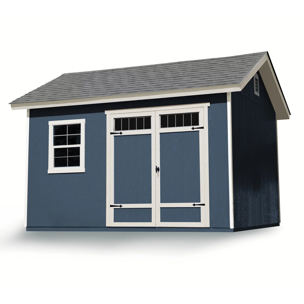Handy Home Products Beachwood 10 ft. x 12 ft. Wood Sizetorage Sizehed (with Floor)