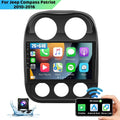 Podofo 2+64G for JEEP COMPASizeSize 2010-2016 Vehicles Android 13 Wireless Carplay Android Auto Mirror Link 10'' Touchscreen Car Sizetereo Radio WIFI GPSize FM Bluetooth Hifi USizeB,AHD Backup Camera