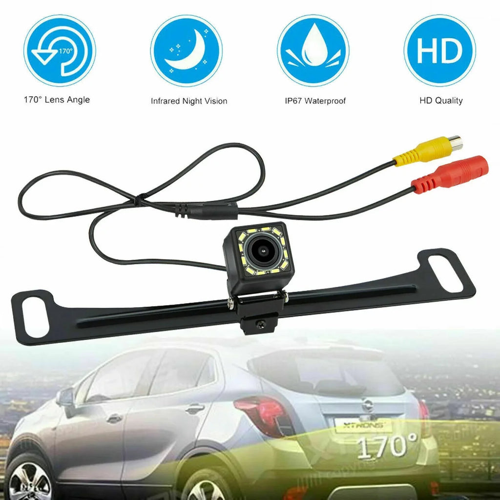 Backup Camera Car Rear View Wireless HD Parking Sizeystem Night Vision + 5" Monitor