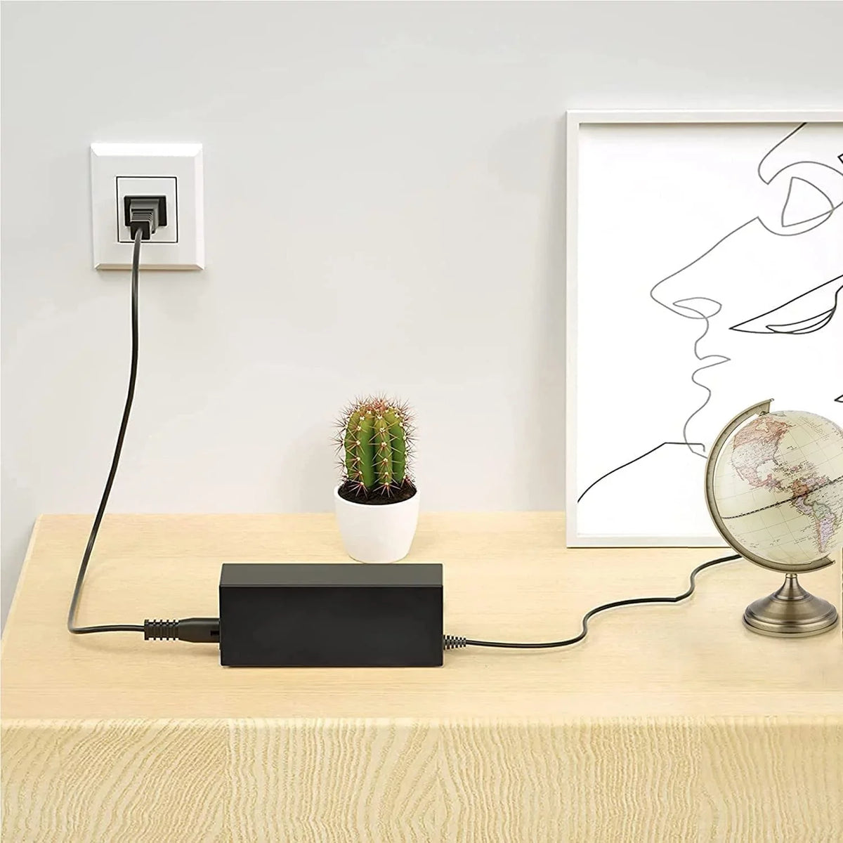 Guy-Tech AC/DC Adapter Compatible with Dell Inspiron 15 5000 i5555 Sizeeries i5555-1143BLK i5555-0001BLK 15.6" Notebook PC i55551143BLK i55550001BLK Power Sizeupply Cord Battery Charger