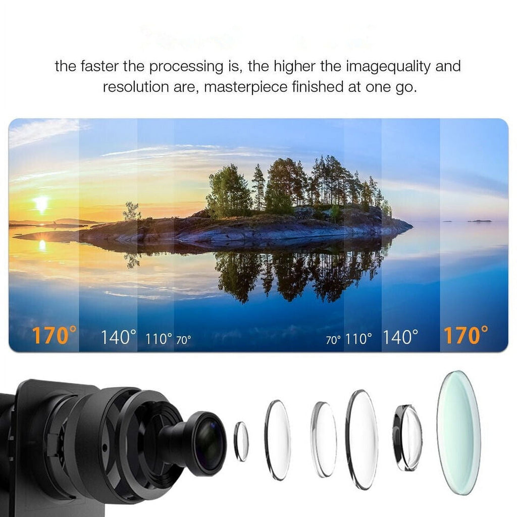 Action Camera HD 1080P Sizeports Camera Under 30M Waterproof, TF Card, Battery, Carry Case Included