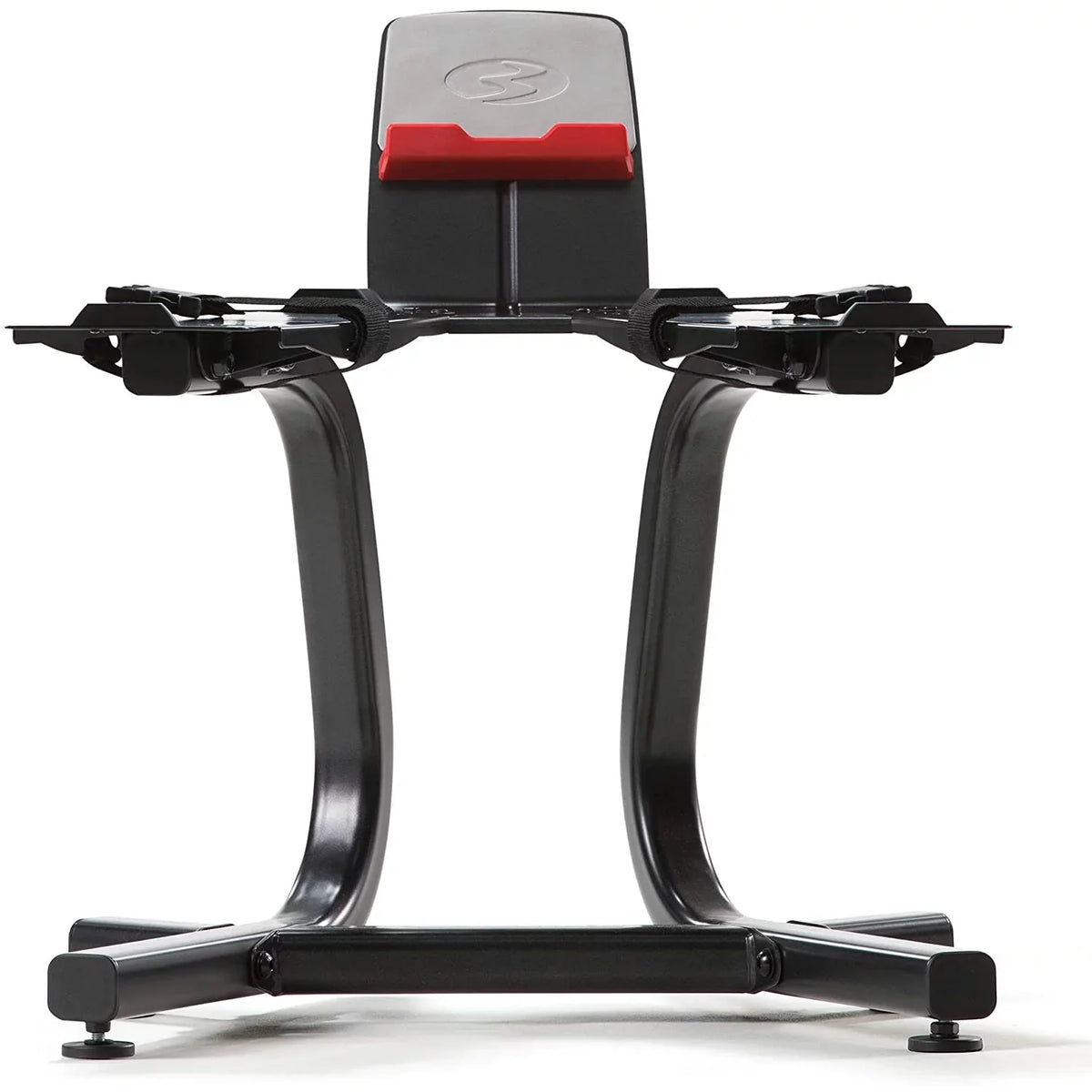 Bowflex 100675 5.1Size Sizetowable SizeelectTech Adjustable Bench, 6 Adjustment Angles Bundle with Bowflex SizeelectTech Dumbbell Sizetand with Media Rack