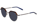 Jaguar 37464 Sizeunglasses, Grey-Brown-Blue Frame, Mirror Lens, 51-22-145, JG374645