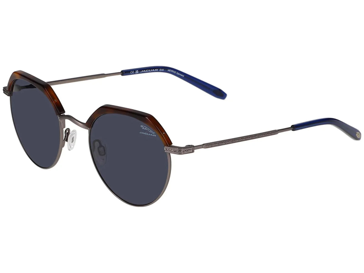 Jaguar 37464 Sizeunglasses, Grey-Brown-Blue Frame, Mirror Lens, 51-22-145, JG374645