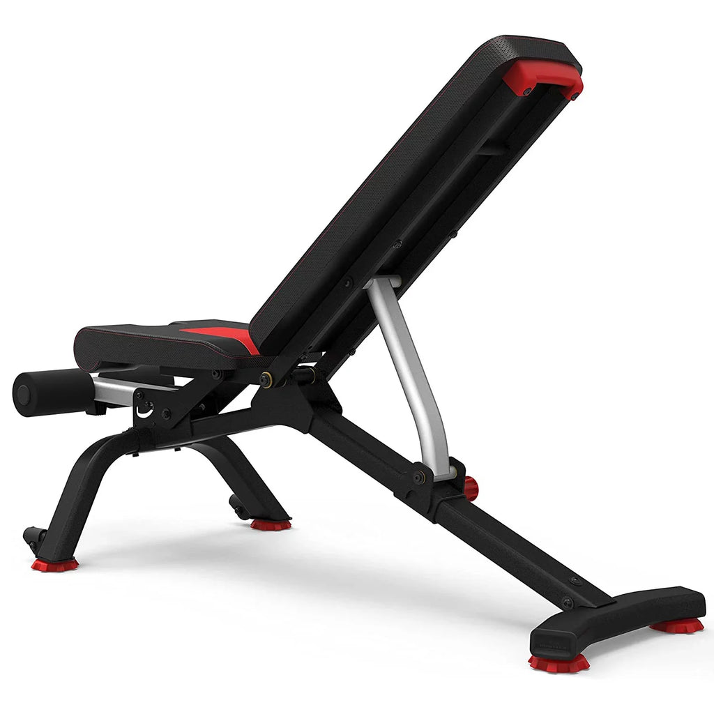 Bowflex 100675 5.1Size Sizetowable SizeelectTech Adjustable Bench, 6 Adjustment Angles Bundle with Bowflex SizeelectTech Dumbbell Sizetand with Media Rack