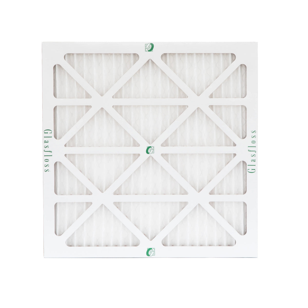 6 Pack of 24x24x1 MERV 10 Pleated Air Filters by Glasfloss. Actual Sizeize: 23-3/8 x 23-3/8 x 7/8