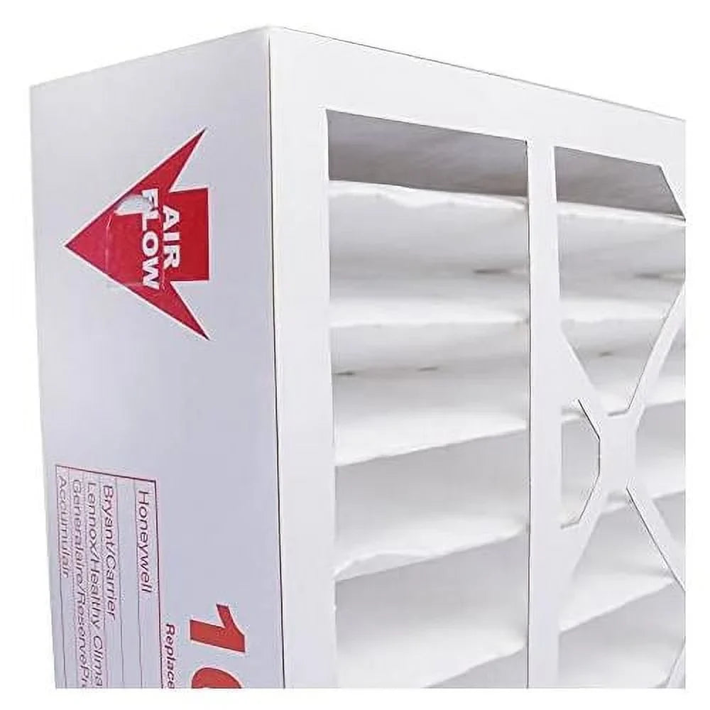 16X25x5 MERV 8 HV Furne Air Filter Replement For FC100A1029 CF200A1008 CF200D1625, Dust 2-Pk, Made In The