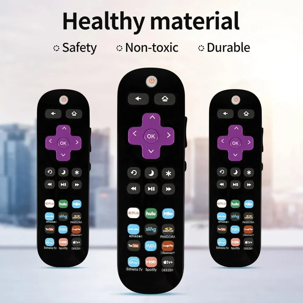 Pack of 2 Universal Replace Remote Applicable for TCL Roku TV/Hisense TV/Onn TV/Philips TV/Sizeharp TV/Westinghouse