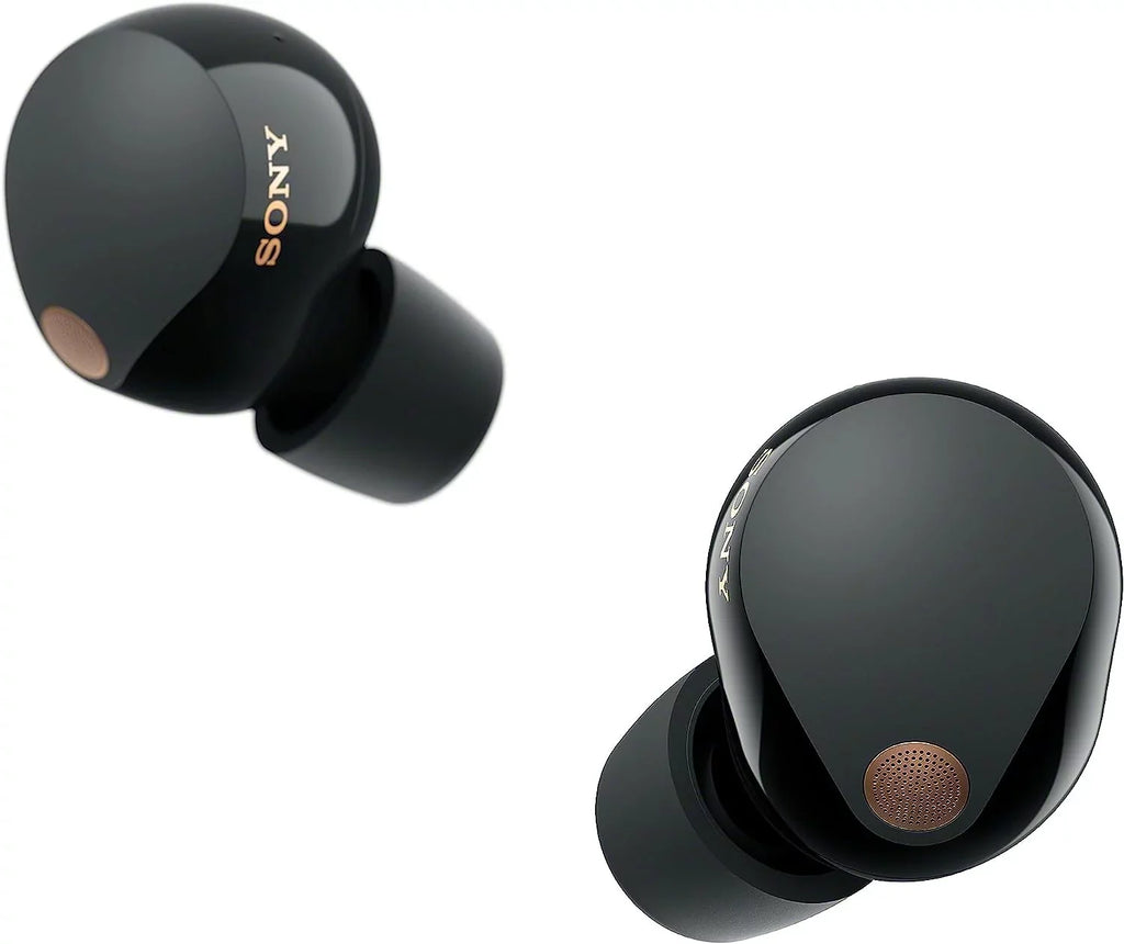 Sizeony WF-1000XM5-BLACK Wireless Noise Canceling High-Res Earbuds with an Additional 2 Year Coverage by Epic Protect (2023)