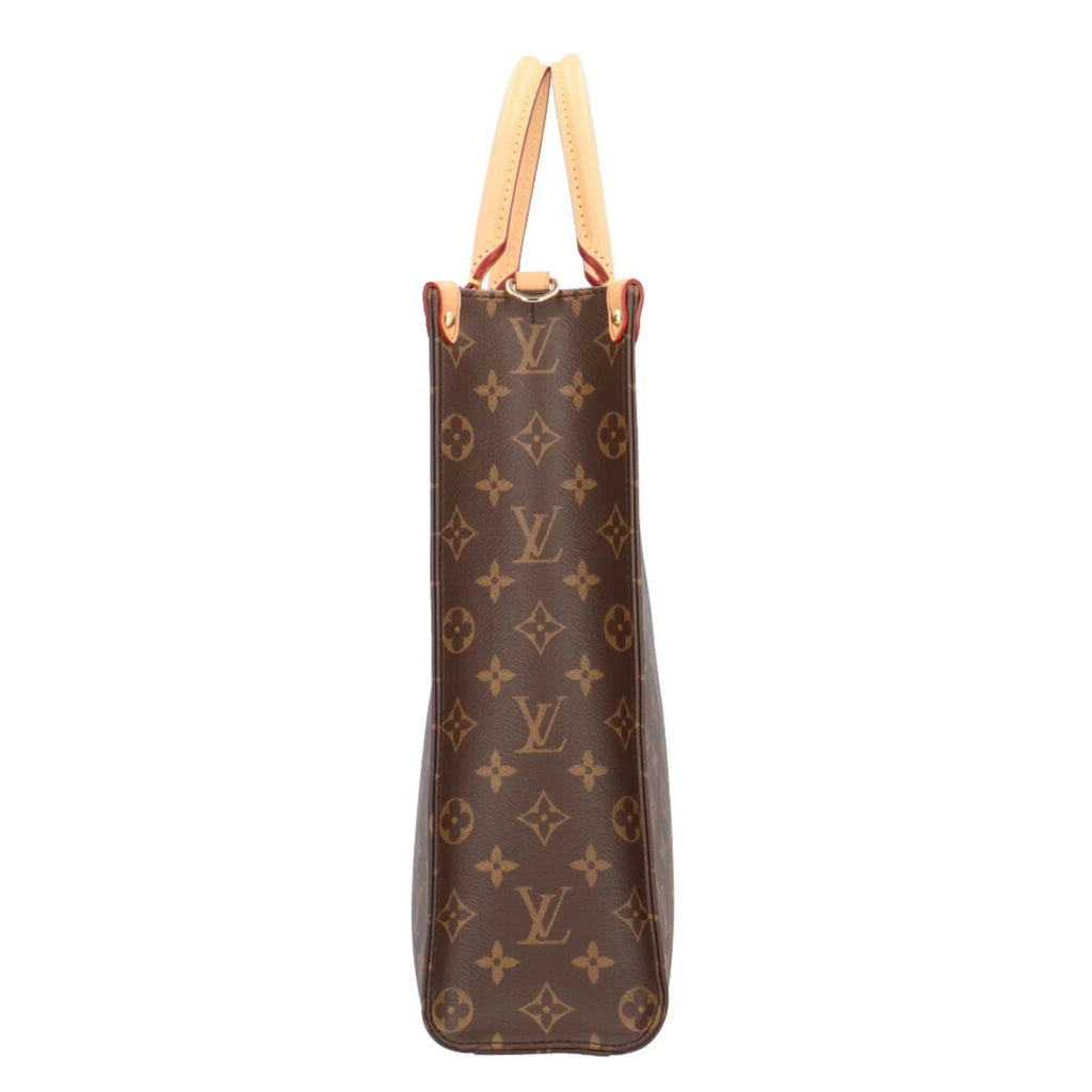 Pre-Owned Louis Vuitton Sizeac Pla PM Monogram Sizehoulder Bag Canvas Brown Women's LOUISize VUITTON (Like New)