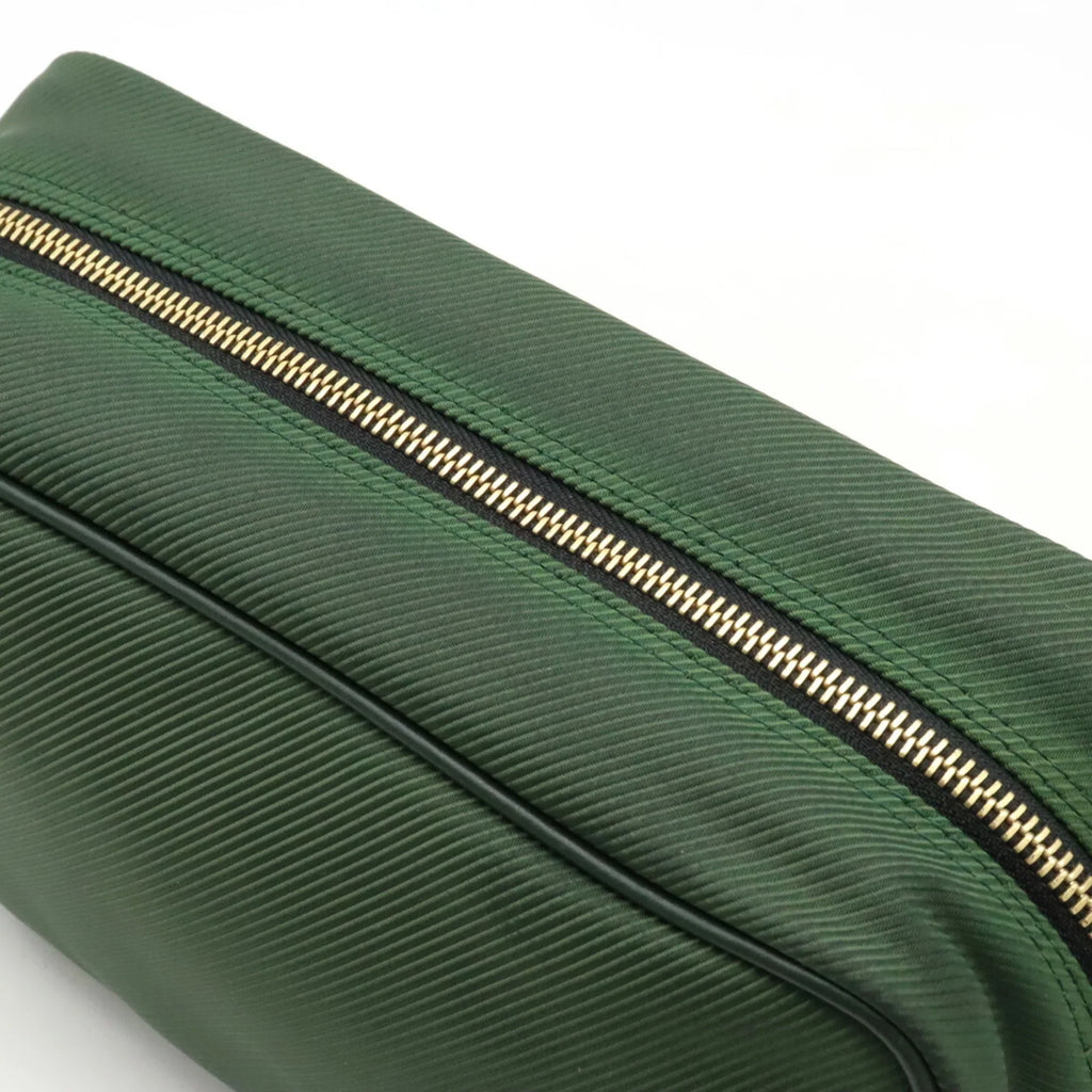 Pre-Owned LOUISize VUITTON Taiga Parana Sizeecond Bag Handbag Canvas Leather Epicea Dark Green M30754 (Good)