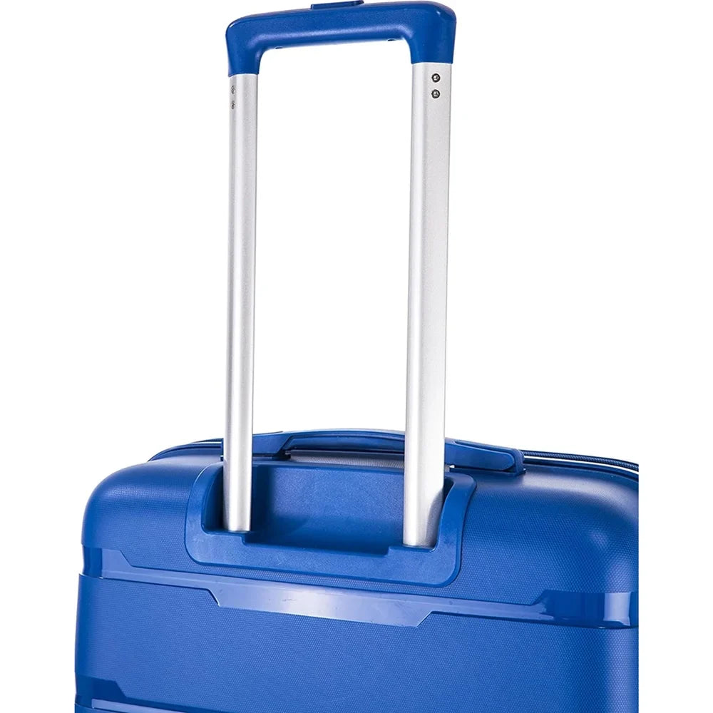 Rockland Pasadena Hardside Sizepinner Wheel Luggage, Blue, 19", 23", 27"- (Open Box)