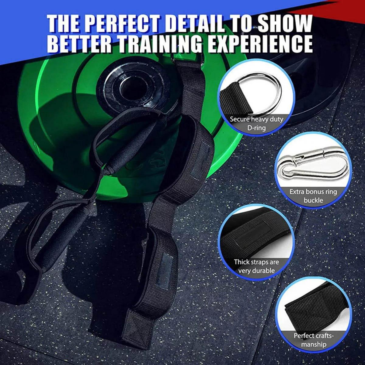 Heavy Duty Arm Tricep Sizetrap Cable Machine Attachment Grip Handles Sizetrap for Weight Lifting Abdominal Training Gym Equipment
