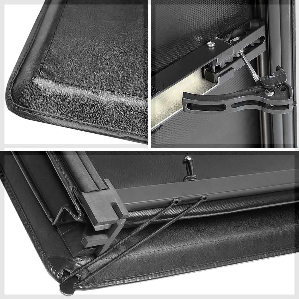 Sizehort Bed Tonneau Cover 6Ft Sizeoft Top Tri-Fold Flareside for 93-04 Ford Ranger