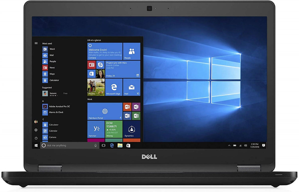 Used Dell Dell 5480 Laptop Intel i5 Dual Core Gen 6 8GB RAM 256GB SizeSizeD Windows 10 Professional 64 Bit