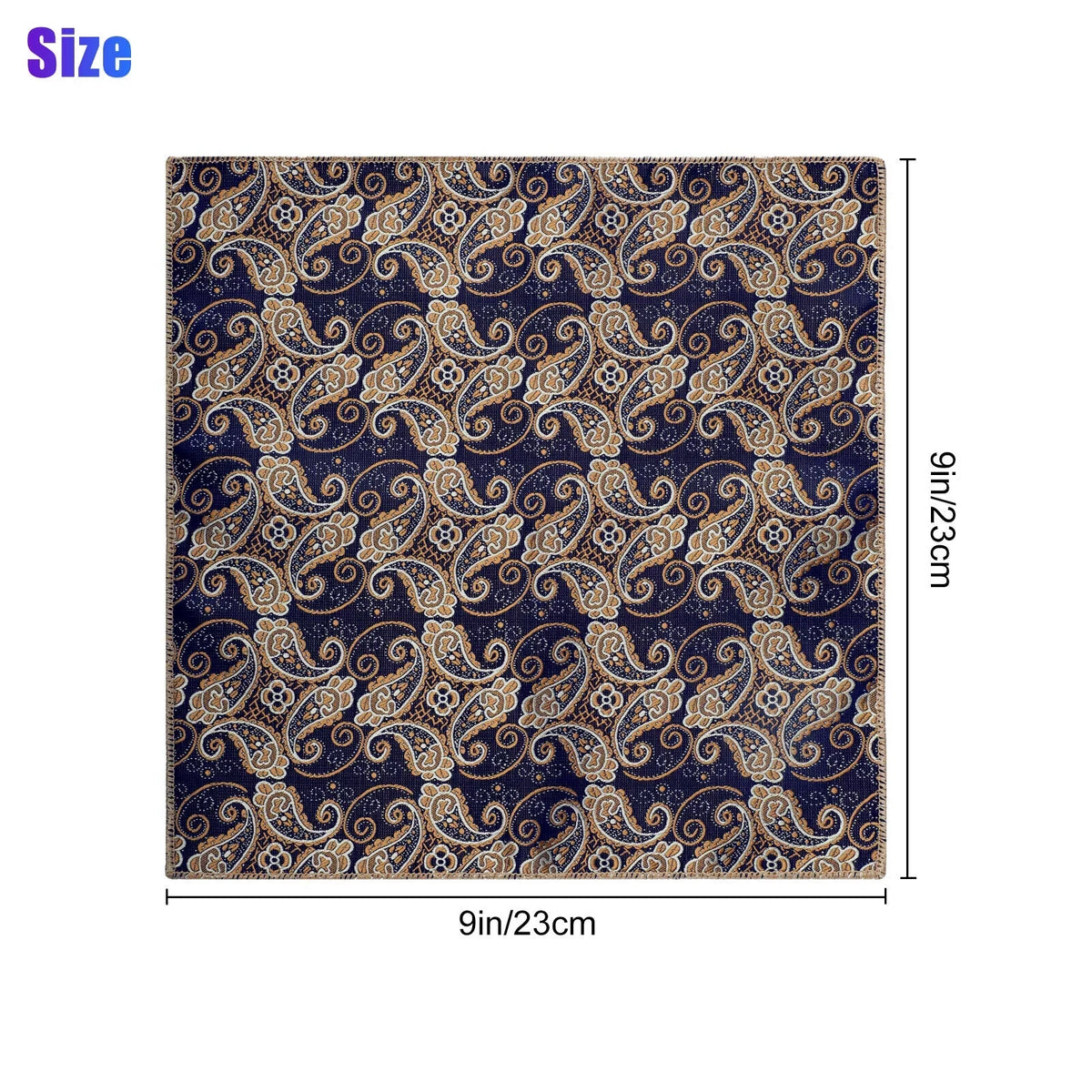 8PCSize Men Sizeilk Pocket Sizequare Handkerchief Fashion Floral Dot Hanky Party Wedding