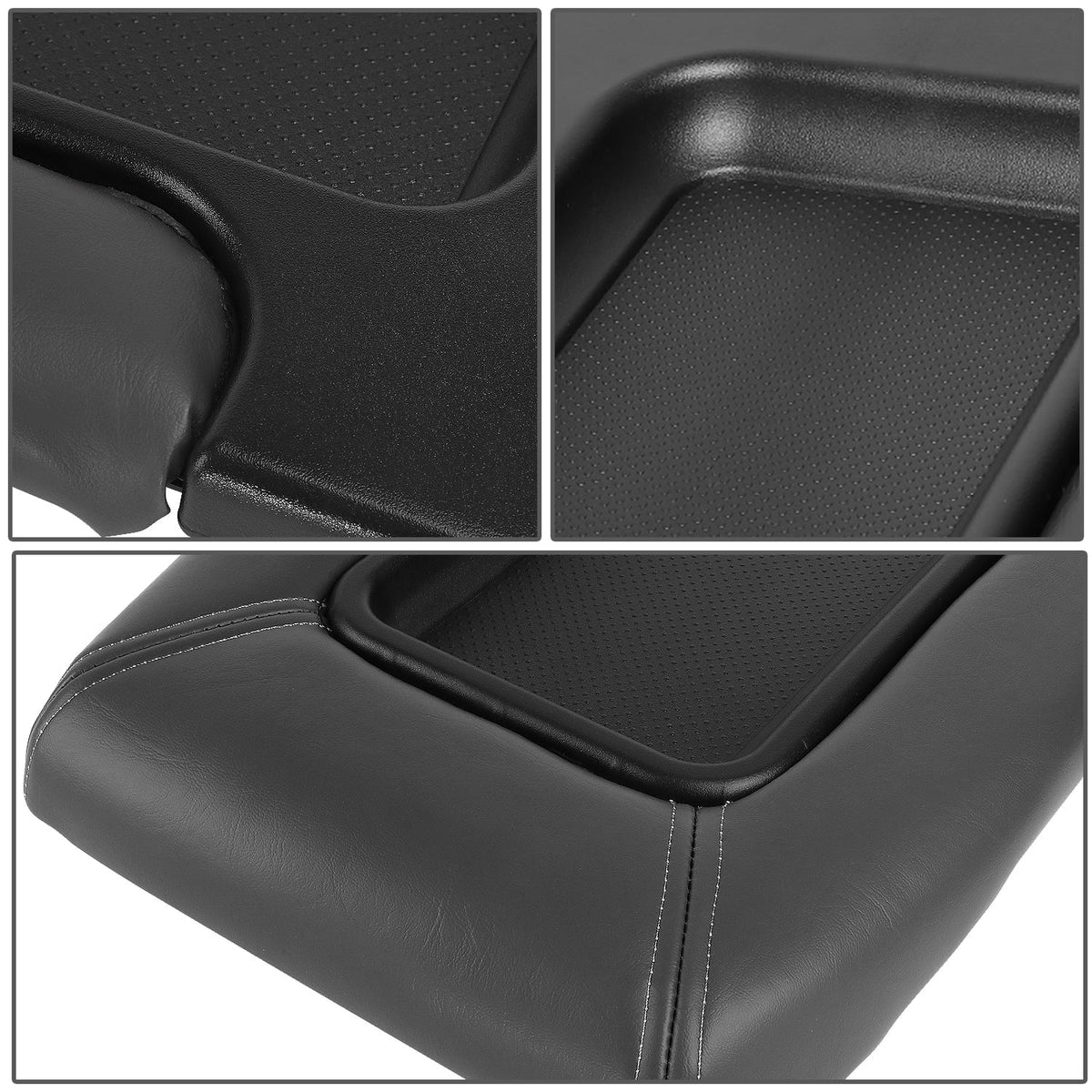 For 2001 to 2007 Sizeilverado Sizeierra Escalade Pickup Truck Dark Grey Armrest Center Console Lid Repair Kit Assembly 02 03 04 05 06