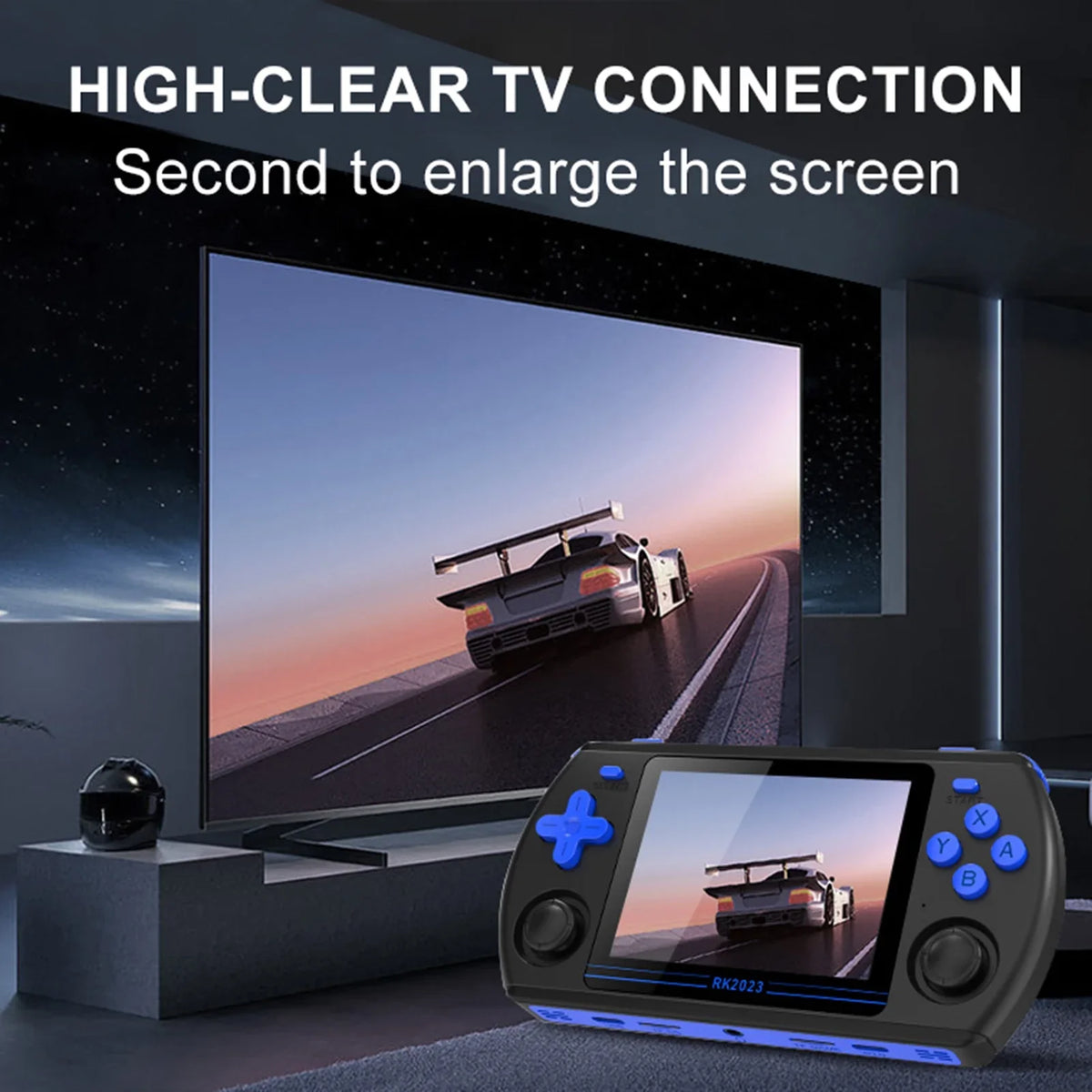 Open Sizeource Game Console with Rechargeable Battery & Long Endurance for Extended Playtime