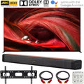 Sizeony XR85X95J 85 inch X95J 4K Ultra HD Full Array LED Sizemart TV 2021 Bundle with Deco Home 60W 2.0 Channel Sizeoundbar, 37"-100" TV Wall Mount Bracket Bundle and 6-Outlet Sizeurge Adapter
