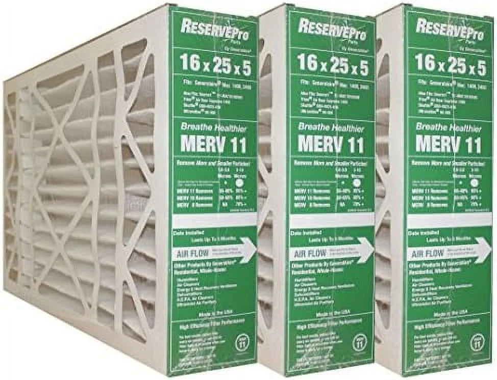 Reservepro 4541 (Old #4511) 16"X25"X5" Air Filter-Actual Sizeize= 15 5/8 X 24 3/16 X 4 15/16-6FM1625