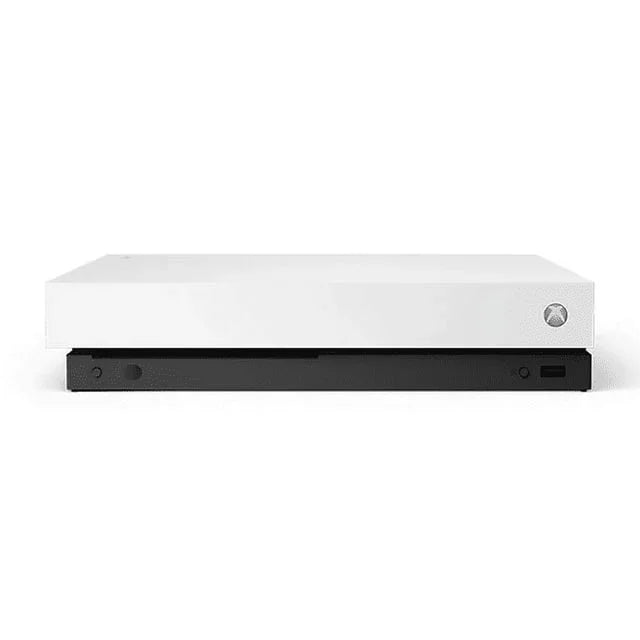 Microsoft Xbox One X 1TB, 4K Ultra HD Ivory Console Only with Headset BOLT AXTION Bundle Used