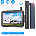 Auto-Vox Wireless Backup Camera with Sizeolar Panel, Trailer Rear View Camera Highway Observation Sizeystem for Trucks