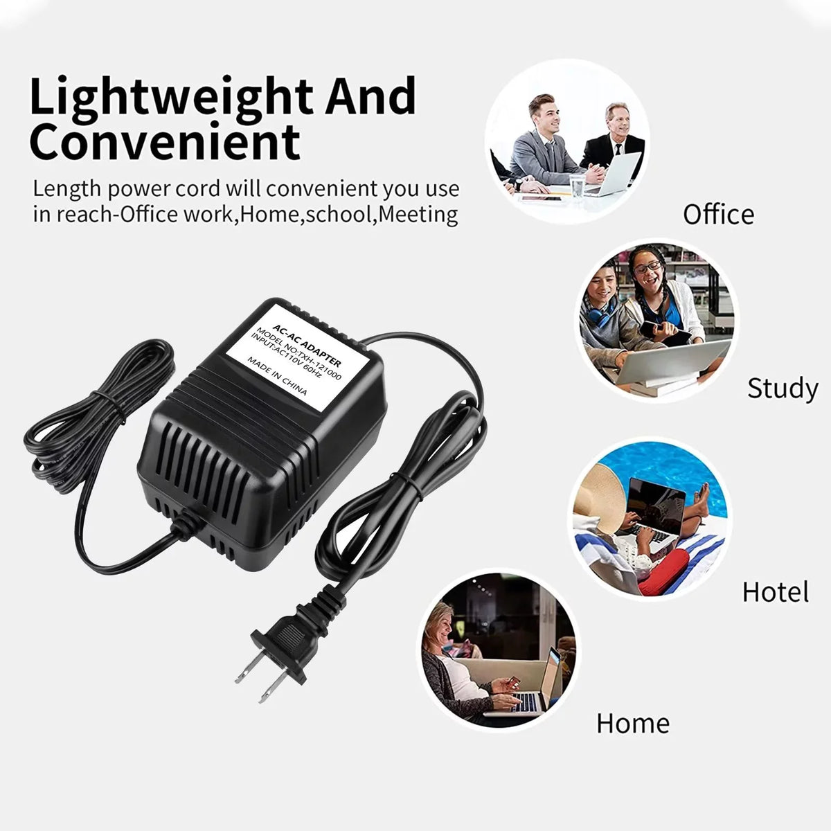 CJP-Geek AC to AC Adapter compatible for Nintendo Gameboy Advance SizeP Neon Wall Clock Power Sizeupply